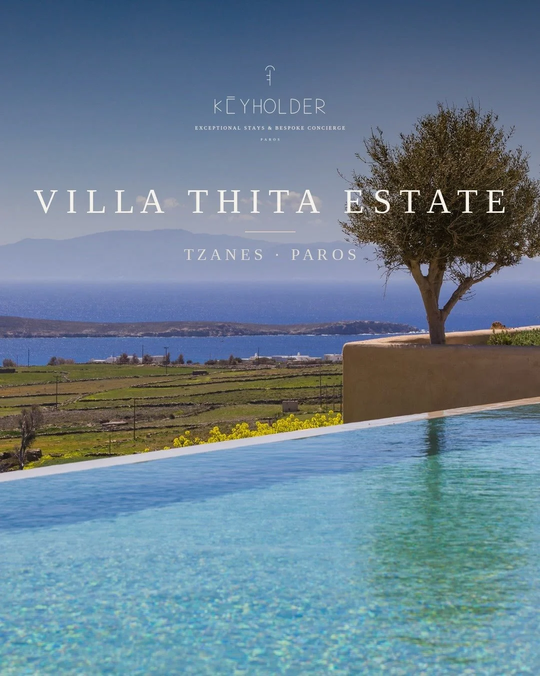 VILLA THITA ESTATE &middot; Tzanes
A pool among the olive trees, an estate that wanders. Six bedrooms, evenings that stay.
Sleeps 12 &middot; 6 bedrooms
The key is waiting &rarr; keyholderparos.com/villa-thita-estate
#Keyholderparos #paros #concierge