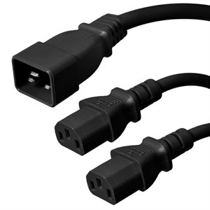 C20 to dual C13 5FT cable