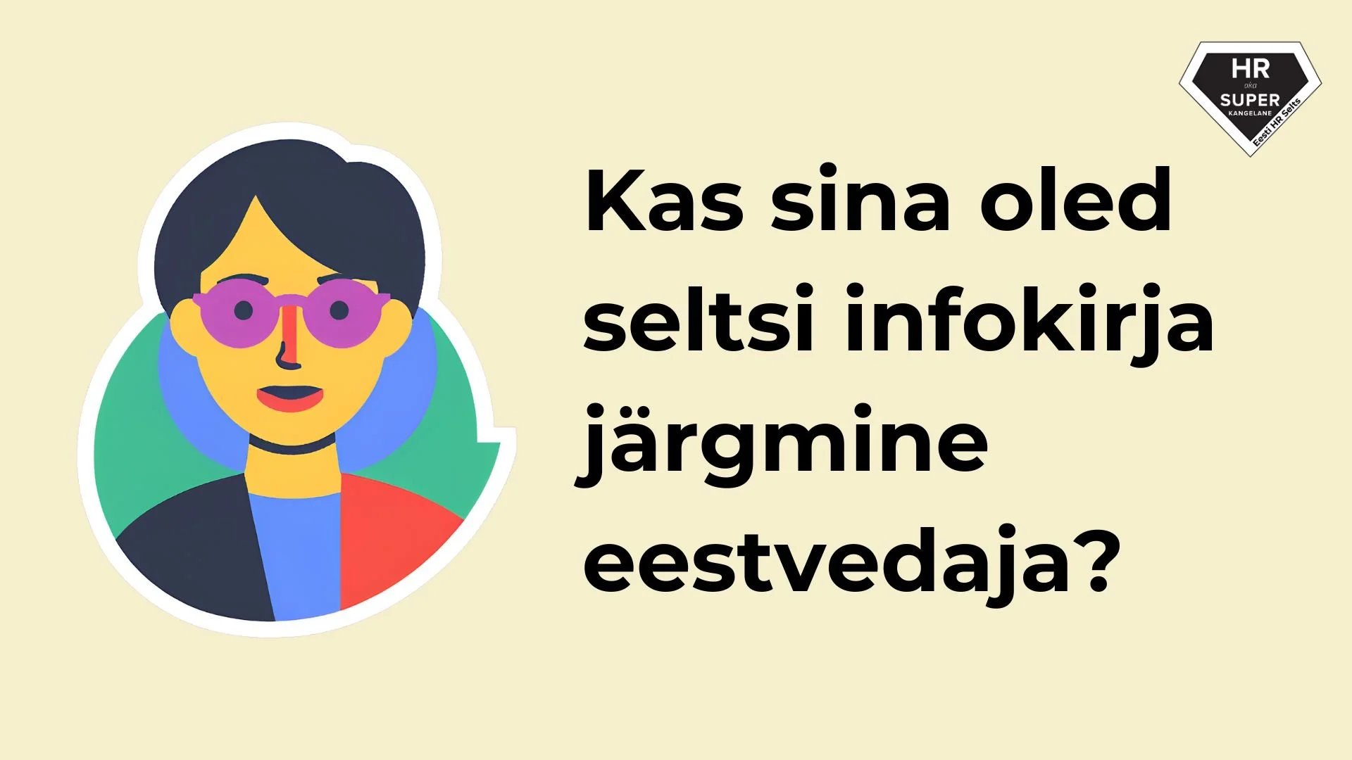 Seltsi infokiri otsib uut eestvedajat!