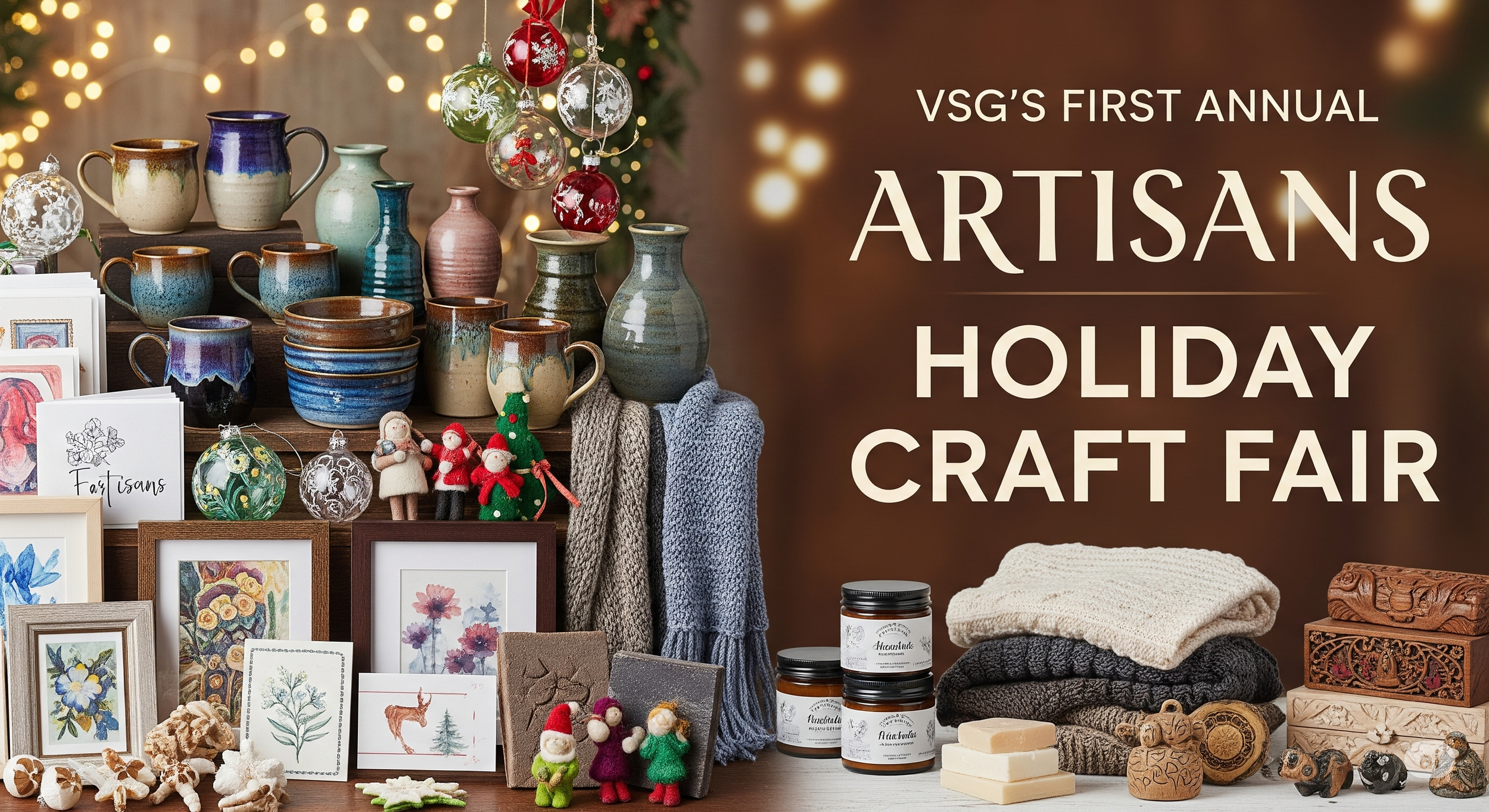 VSG’s First Annual Artisans Holiday Craft Fair