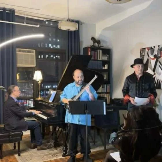Robert C. Ford (poet), Gene Pritsker (guitar) &amp; Jai Jeffryes (piano)