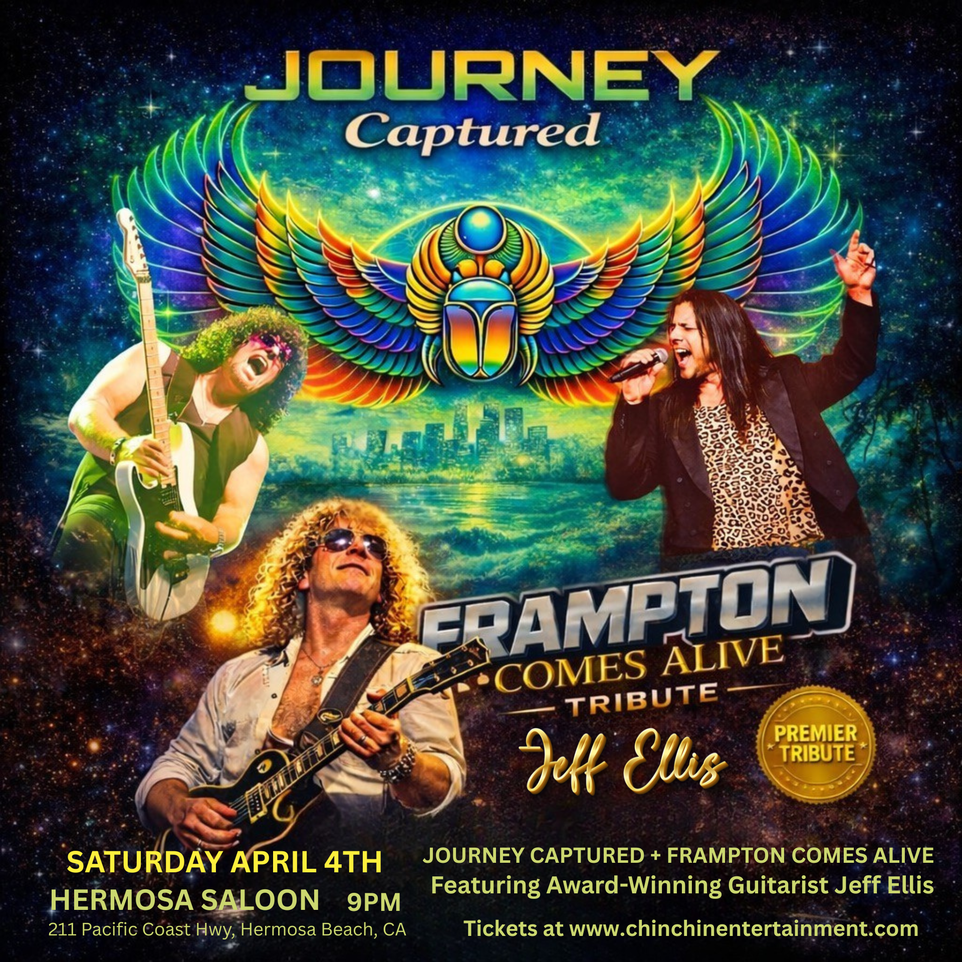 Journey Captured &amp; Frampton Comes Alive - Hermosa Beach, CA