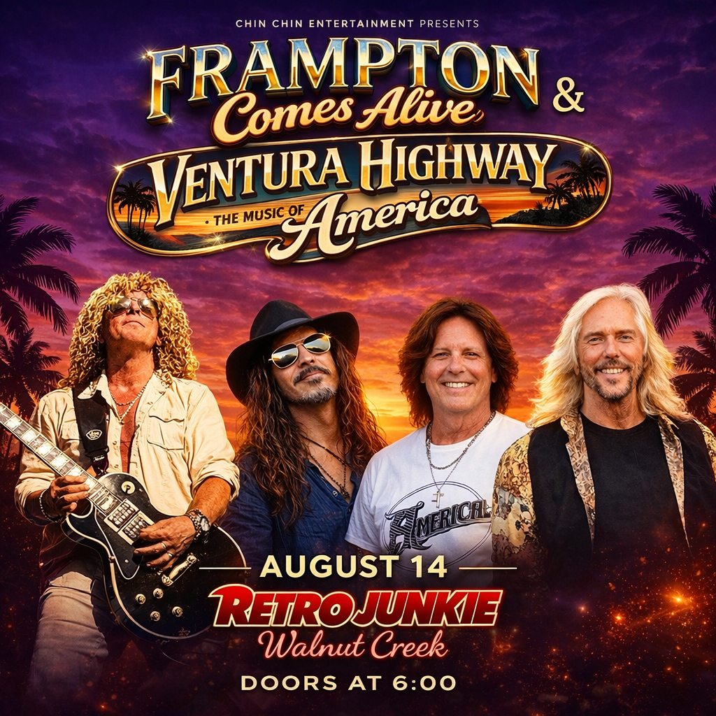 America’s Ventura Highway &amp; Frampton Comes Alive Experience!  Retro Junkie Walnut Creek