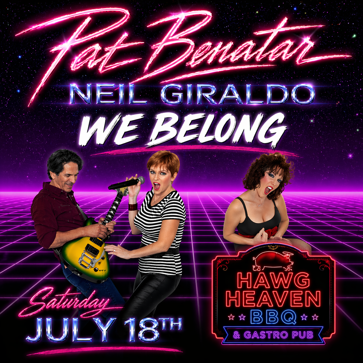 Pat Benatar Tribute Duo - We Belong | Hawgs BBQ Gastro Pub Pasadena, CA
