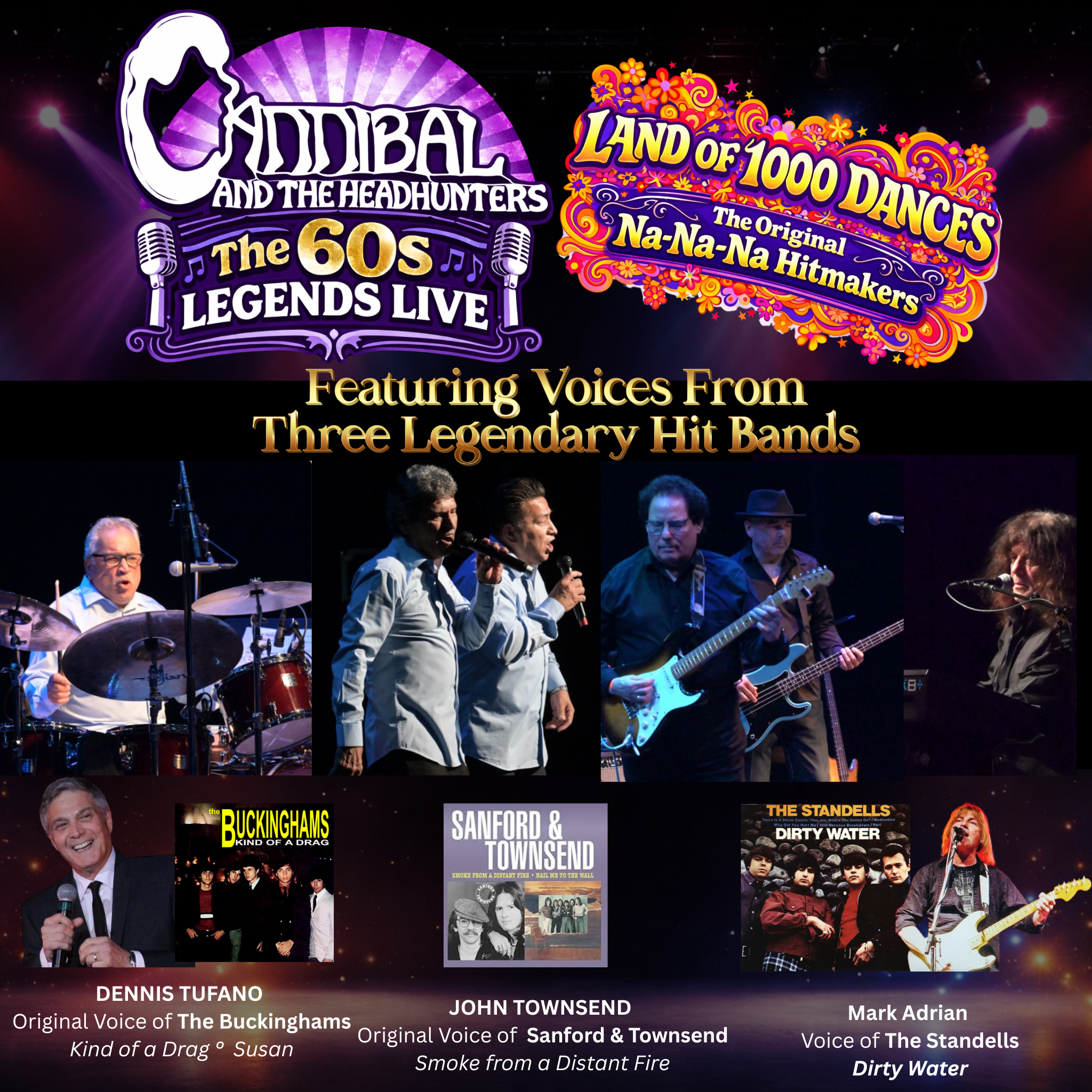Cannibal & The Headhunters and 60s Legends Live