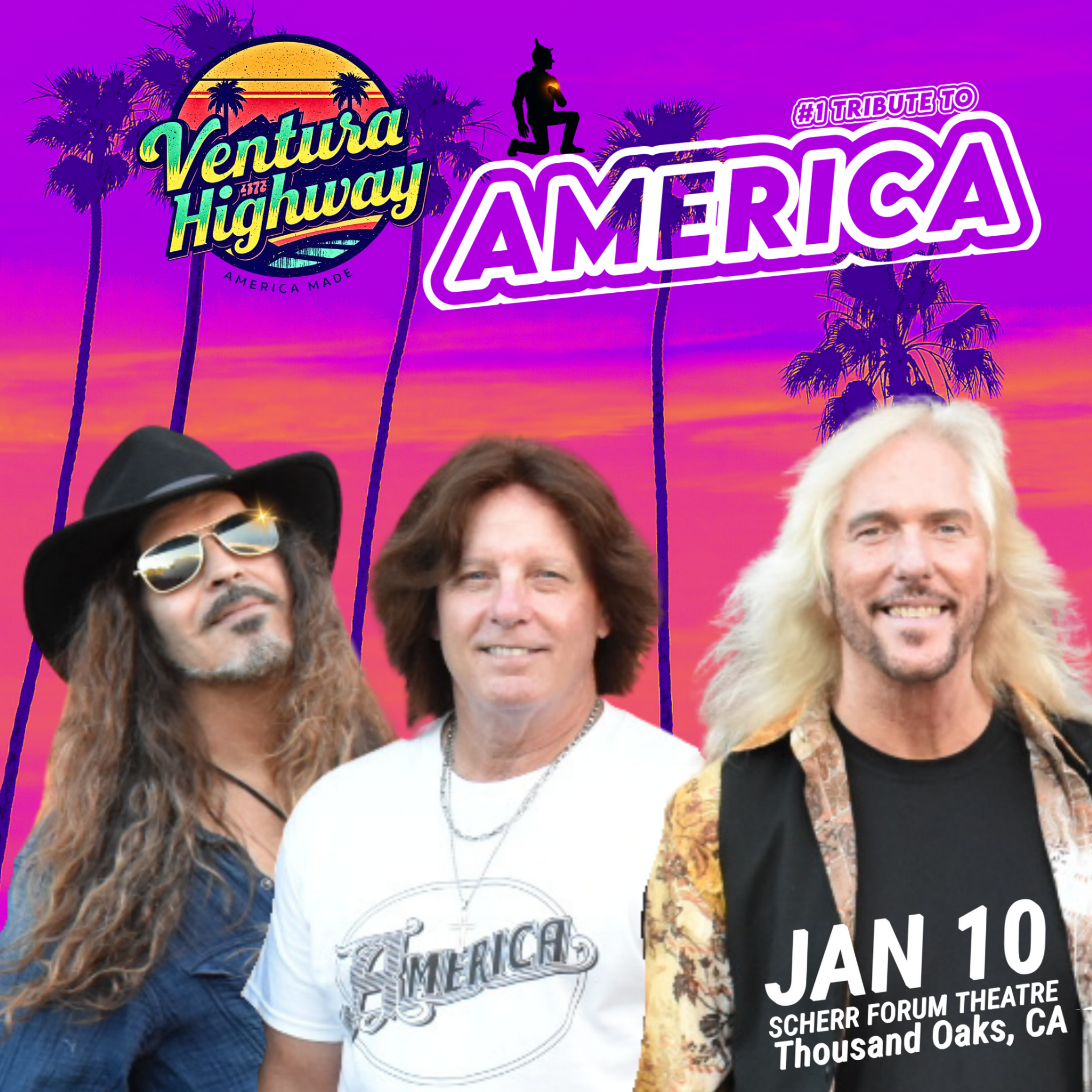 Ventura Highway — The Music of America
Saturday, January 10 2026 Thousand Oaks, CA