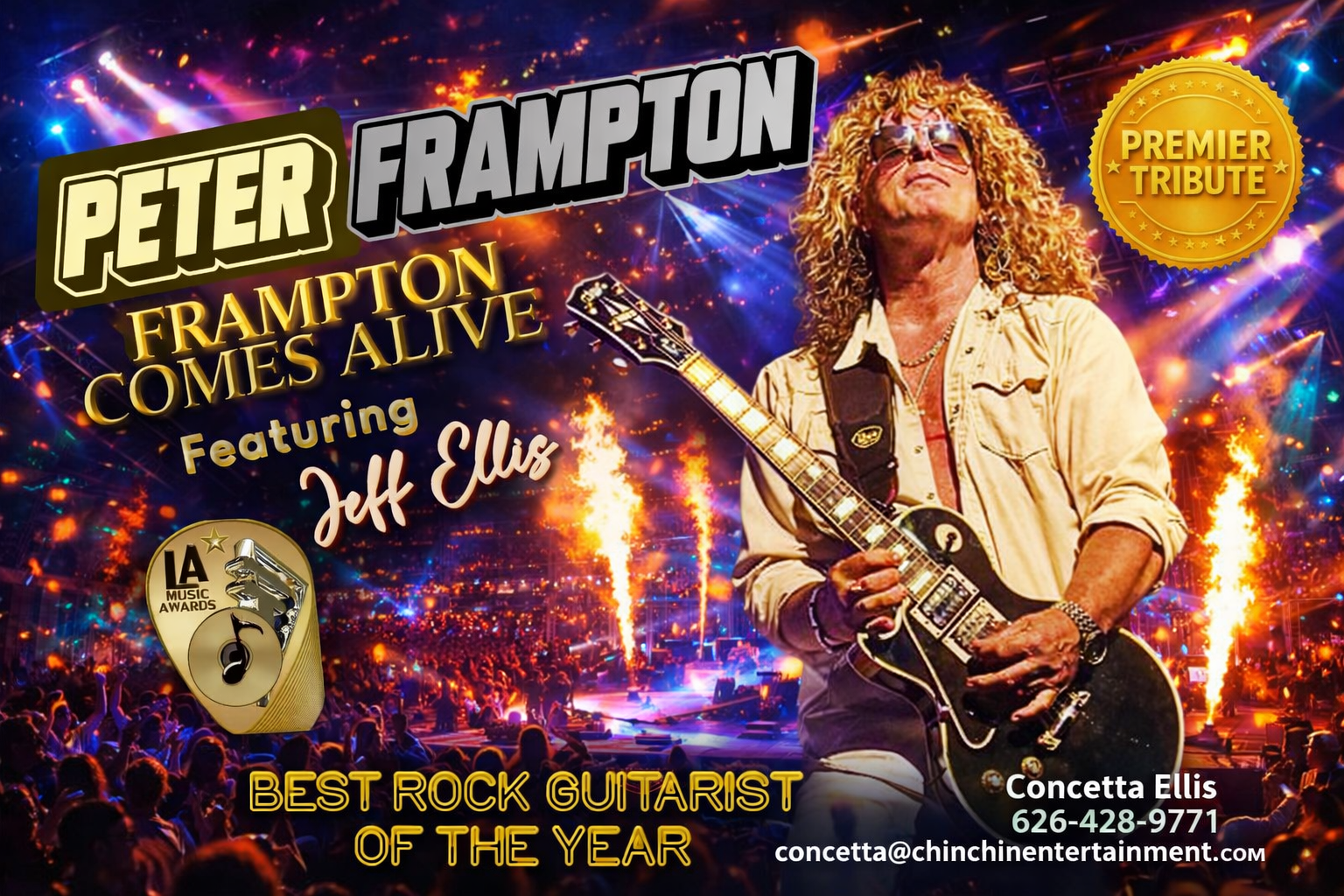 Frampton Comes Alive - Award Winning Guitarist Jeff Ellis - Relive one of the most famous live albums in history!