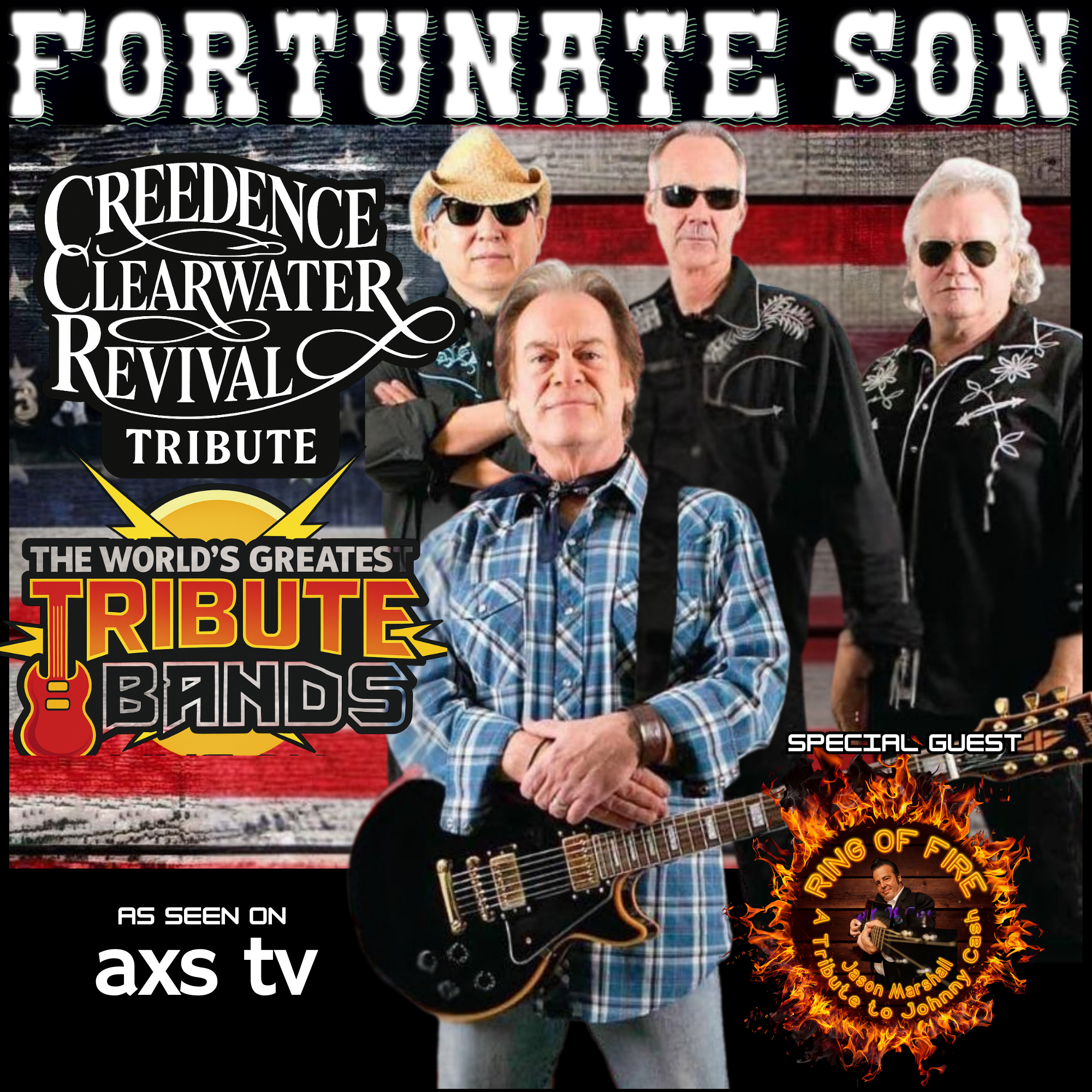 Credence Clearwater Revival | Fortunate Son AXS Tribute