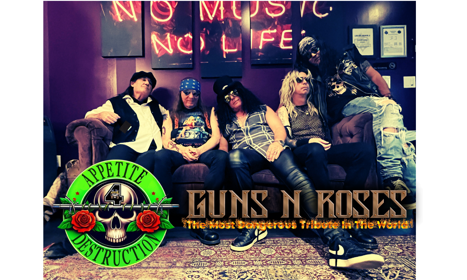 GUNS N' ROSES APPETITE 4 DESTRUCTION - Escondido, CA