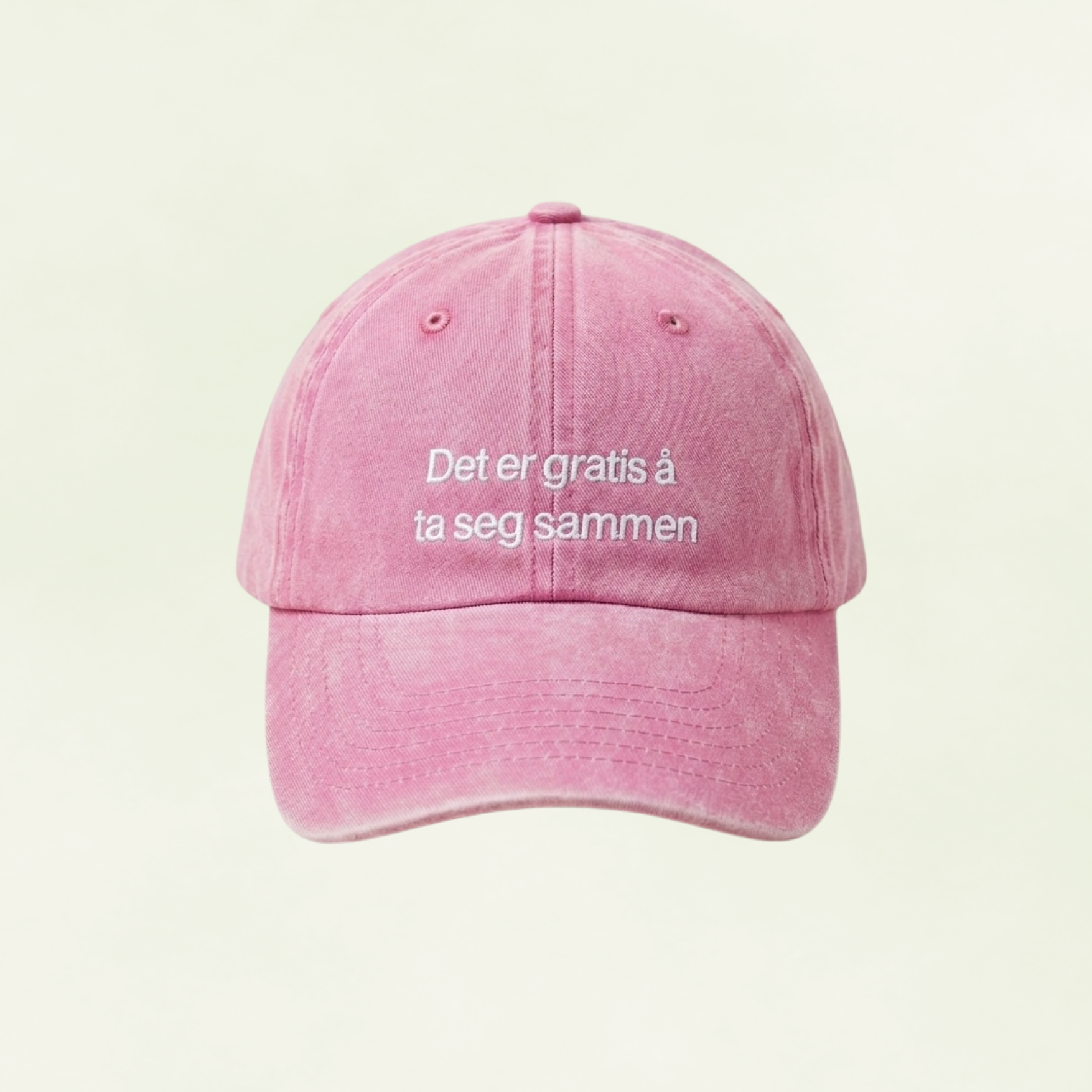 Brodert caps - Vintage pink