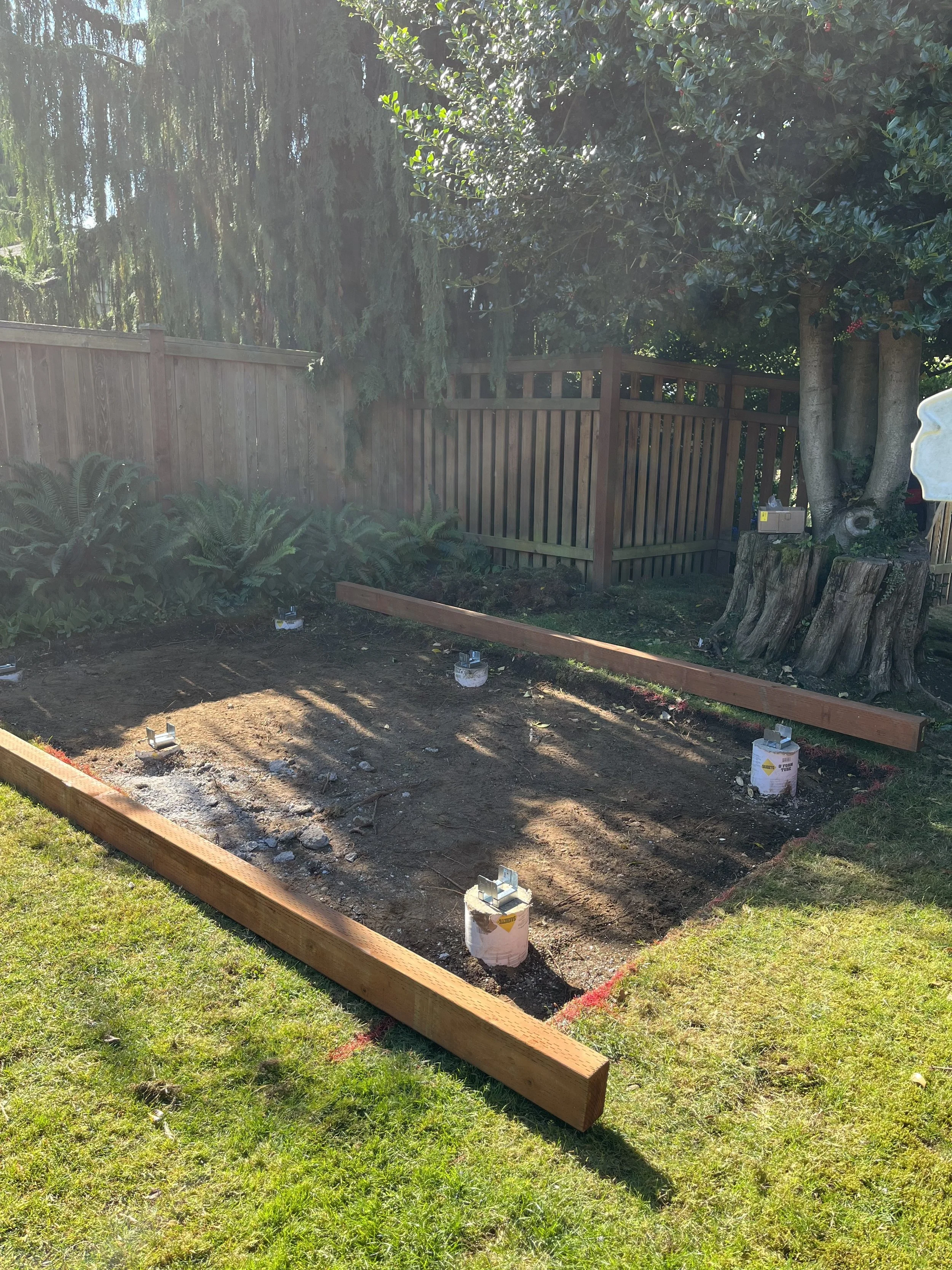 Why We Build Outdoor Saunas on Concrete Footings