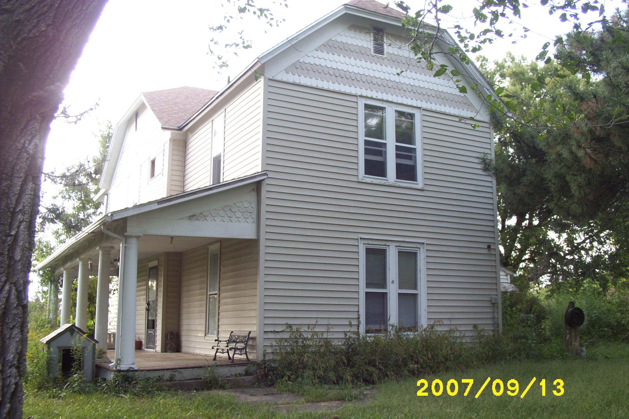 Unedited photo of the historic Dalton House, the real haunted home that inspired J. R. Black’s novel Watchmen of Dalton Manor