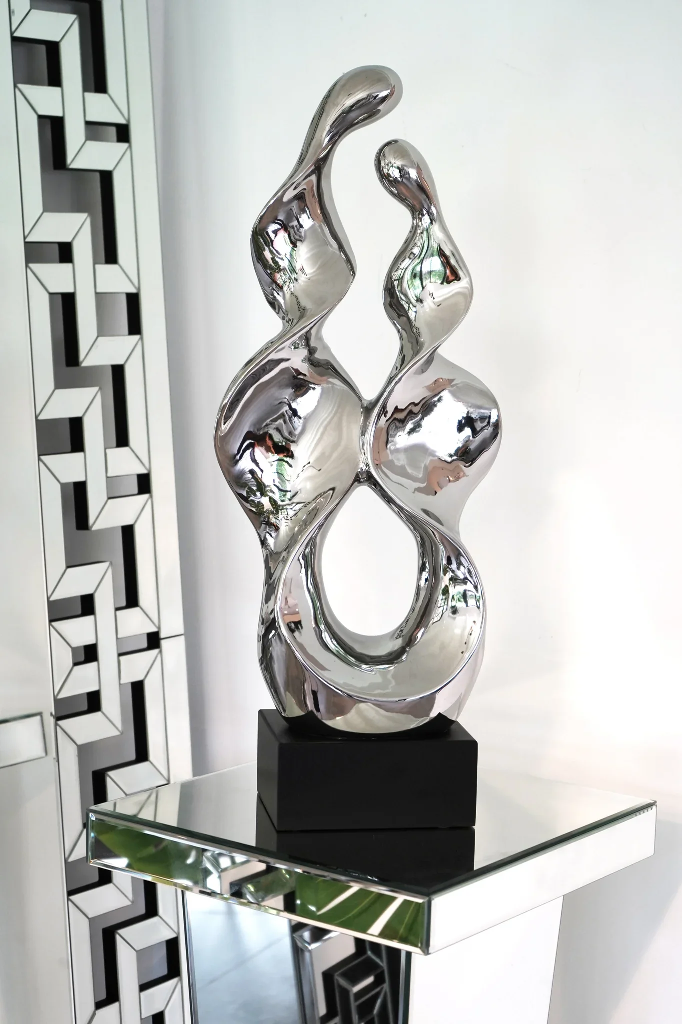 Abstract Couple Sculpture