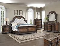 Stanley Bedroom Group- Coffee Brown