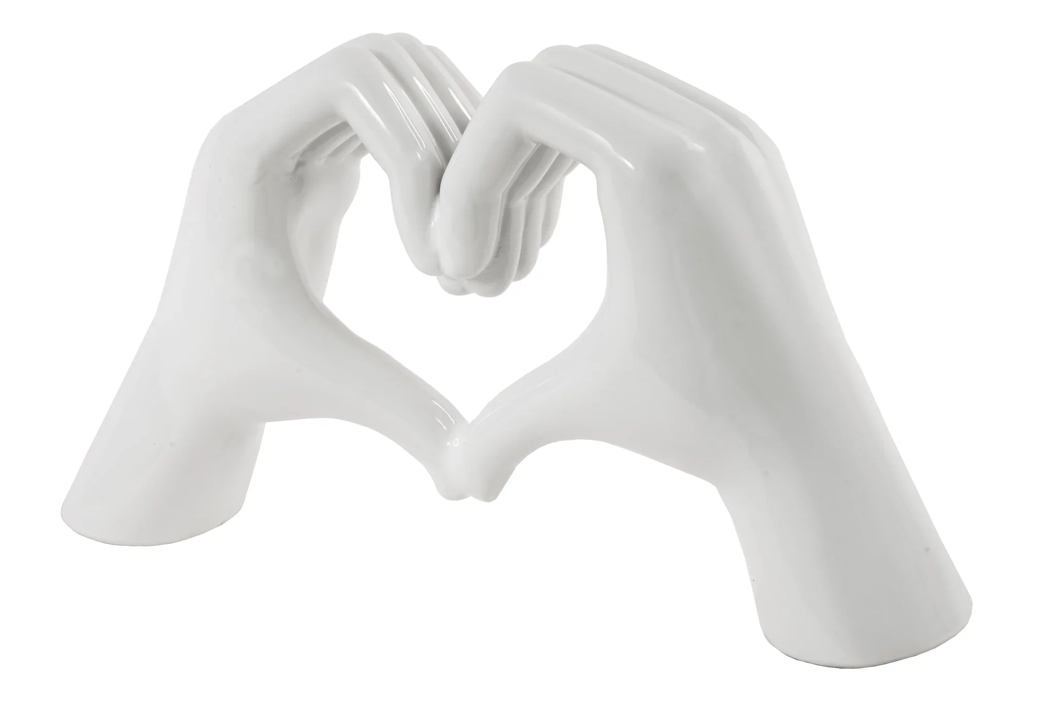 Heart Shaped Hands Sculpture 2 Colors