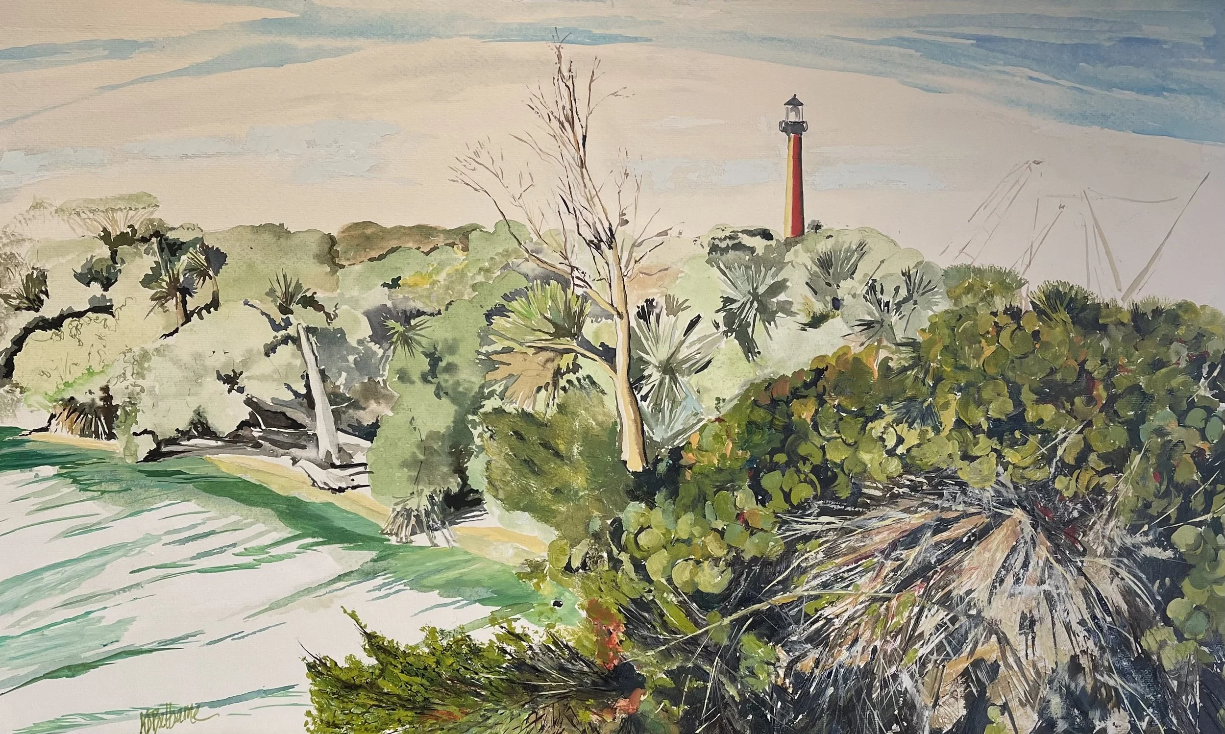Jupiter Lighthouse mm on paper 17x28.jpg