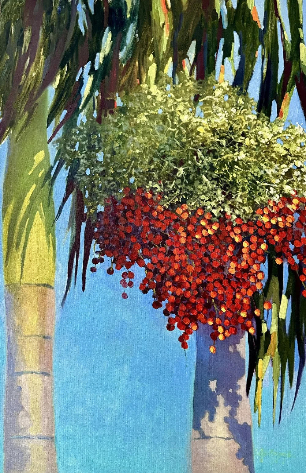 Karen Leffel-Massengill, Berry Beautiful, Oil on canvas, 18 x 24 inches, $3000