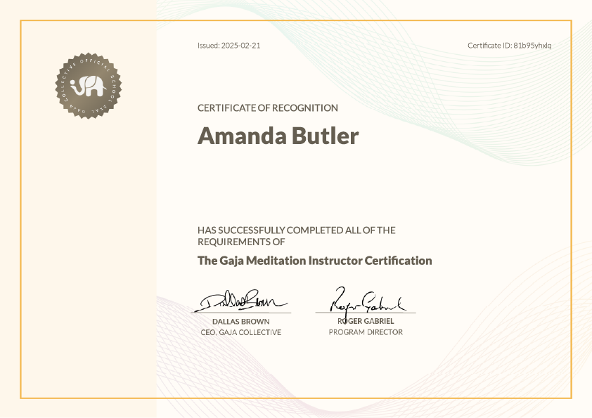 gaja meditation certificate .png