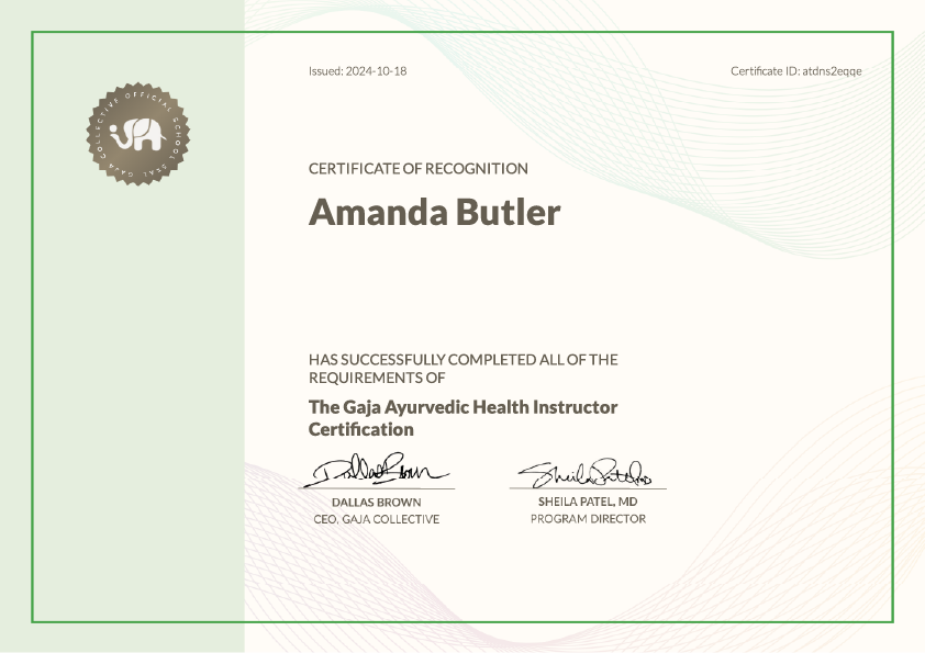 gaja ayurveda certificate .png