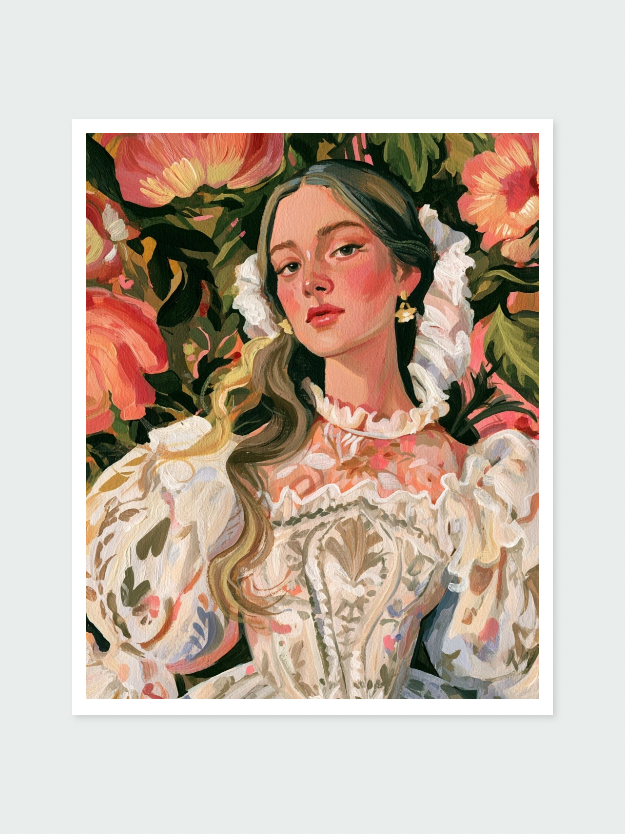 Self Portrait In Petals