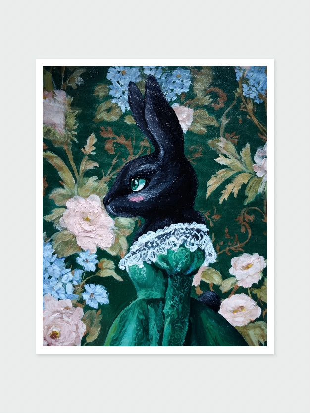 Victorian Black Rabbit