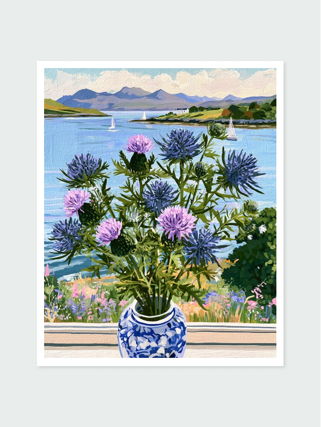 Thistles By The Window