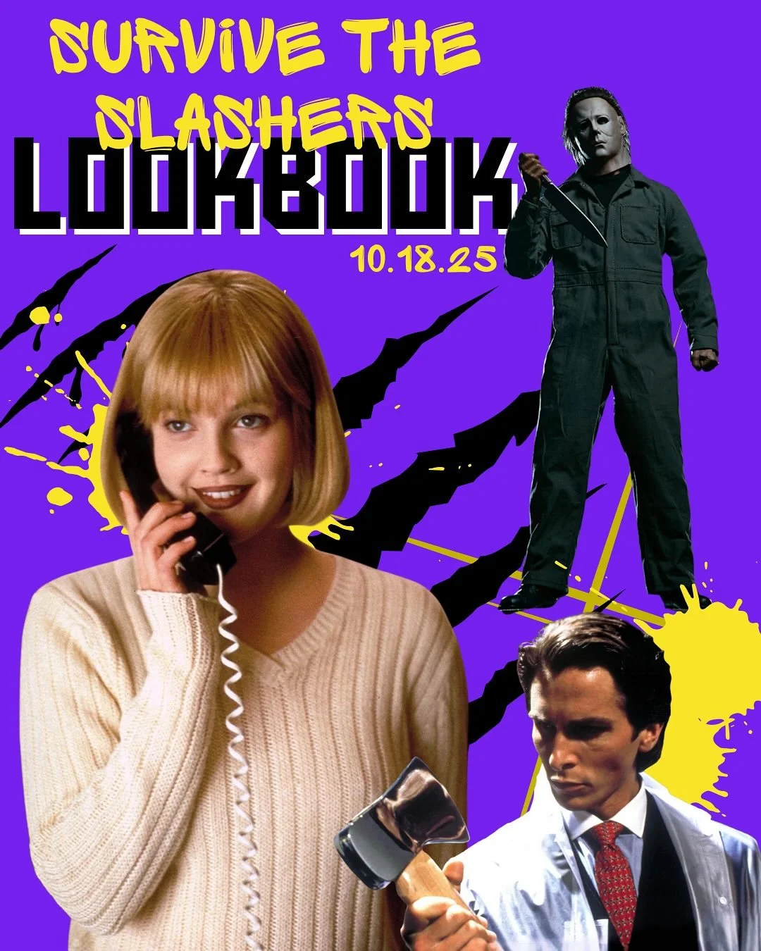 The lewks are loaded, the blades are sharpened, and the fits are fatal. 💅🏽🔪
The Survive the Slashers lookbook is HEAR &mdash; your inspo guide to serve Final Girl chic or masked menace realness.

🩸 Will you slay the night&hellip; or survive it?

