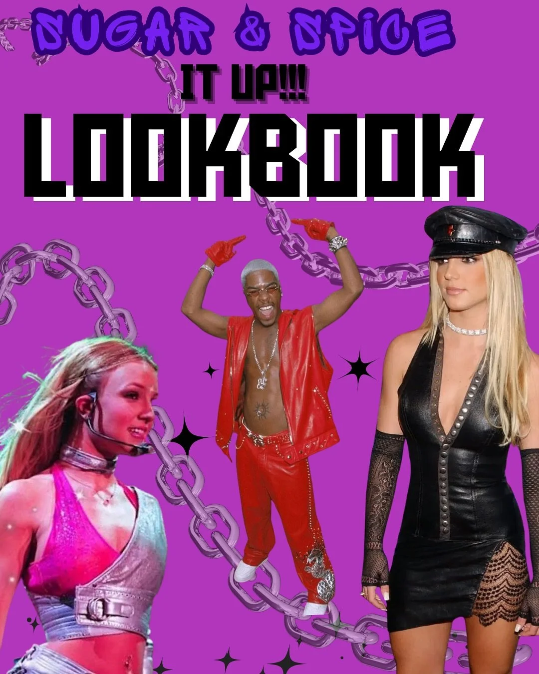 💋 THE LOOKBOOK IS HERE 🩷⛓️&zwj;💥💜

The gloss. The grit. The glam.
You Are Hear to Sugar &amp; Spice It Up!!! ✨

From butterfly clips to low-rise chaos &mdash; this lookbook is your Y2K fever dream come to life.

Choose your side:
🍬 Sugar: Shimme