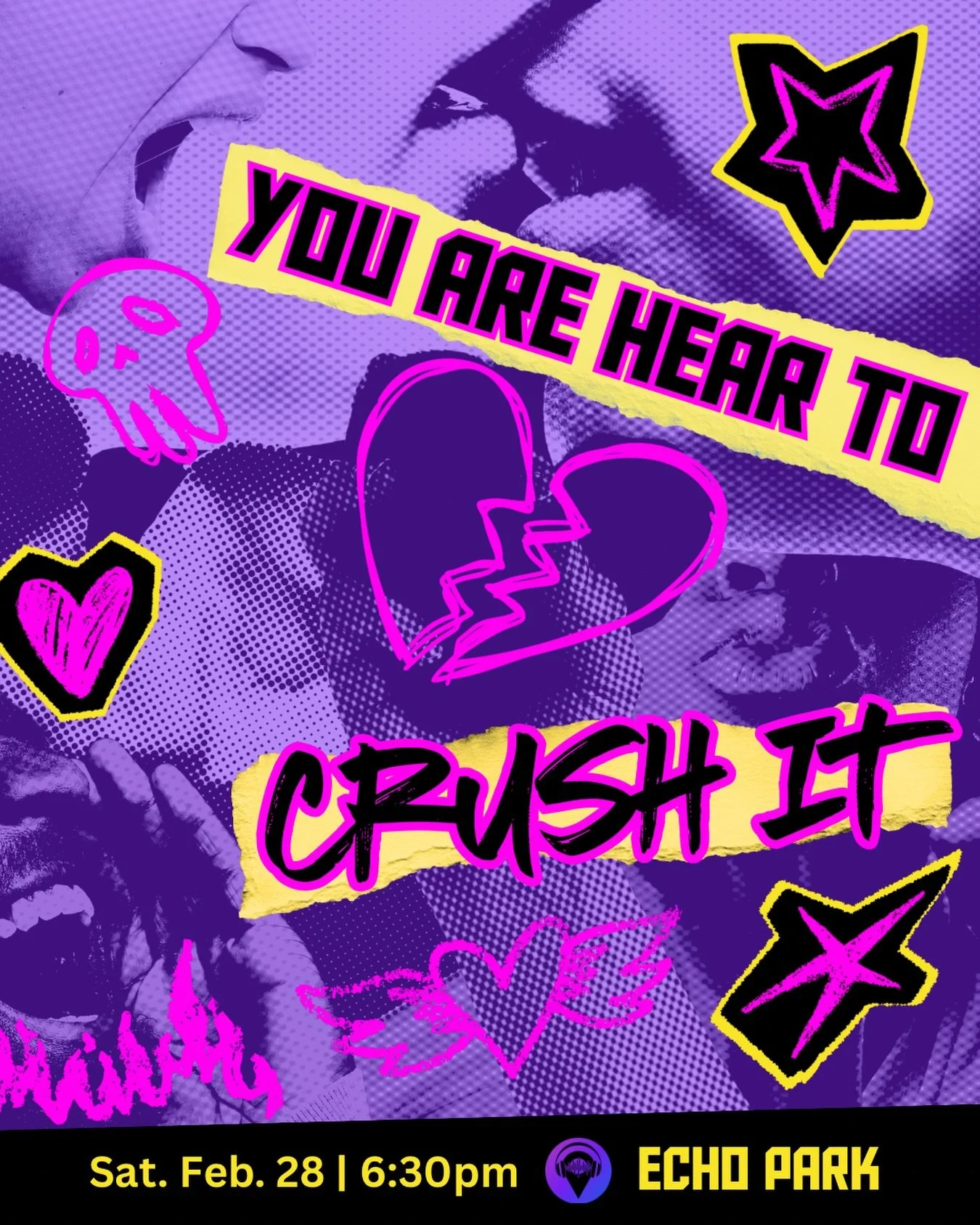 Happy Sunday☀️
Tickets are live!❤️&zwj;🔥

Early Crush special $15 rt now!🎟️
(Limited time)

Heartbreak looks good in a place like this💔💜

Link In Bio✨