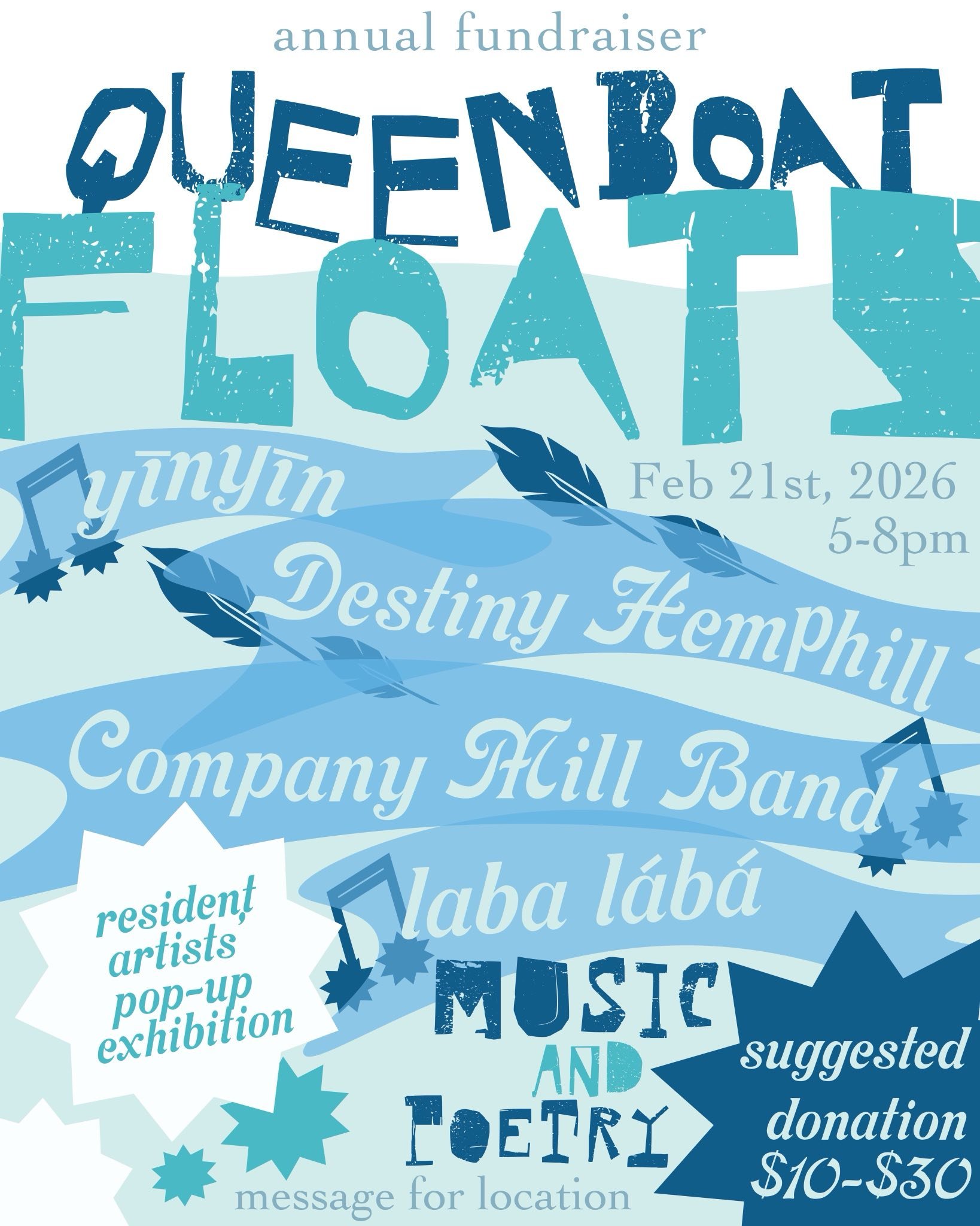 Queen Boat Floats Annual Fundraiser 