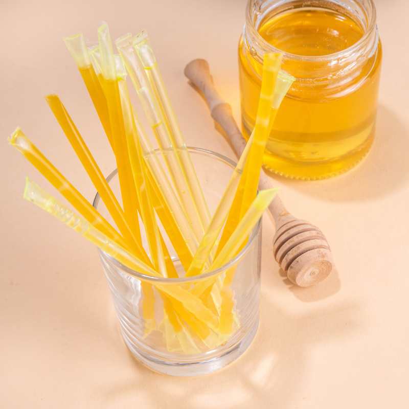 A labor bag filled with electrolyte drinks, honey sticks, and protein bars for a birth at Fairview Hospital in Cleveland.