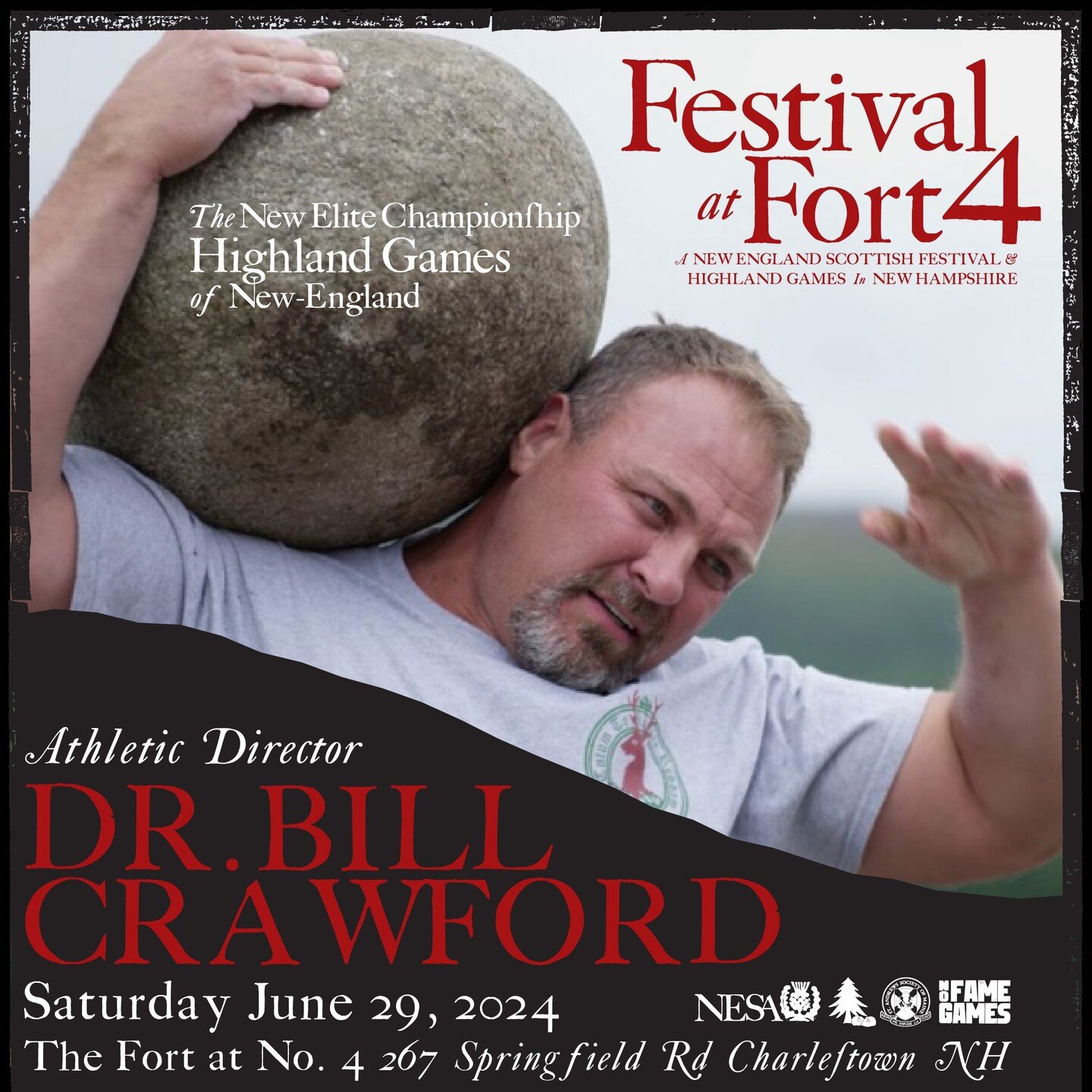 Come see the only New England Highland Games directed by Dr.Bill Crawford. The New Elite Championship Highland Games of New England at The Festival At Fort 4!
Saturday June 29,2024.
Get your tickets today!
#highlandgames #festivalatfort4 #stoneliftin