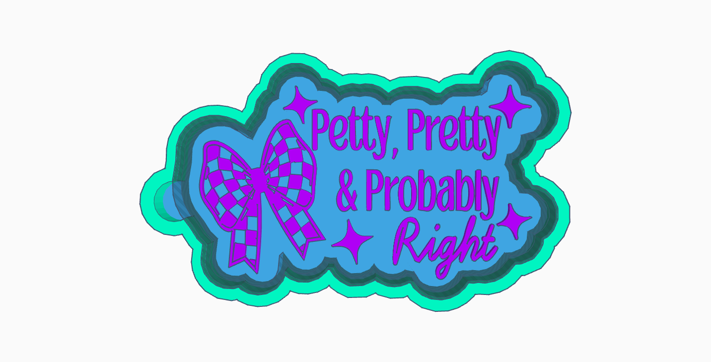 Petty Pretty and Probably Right