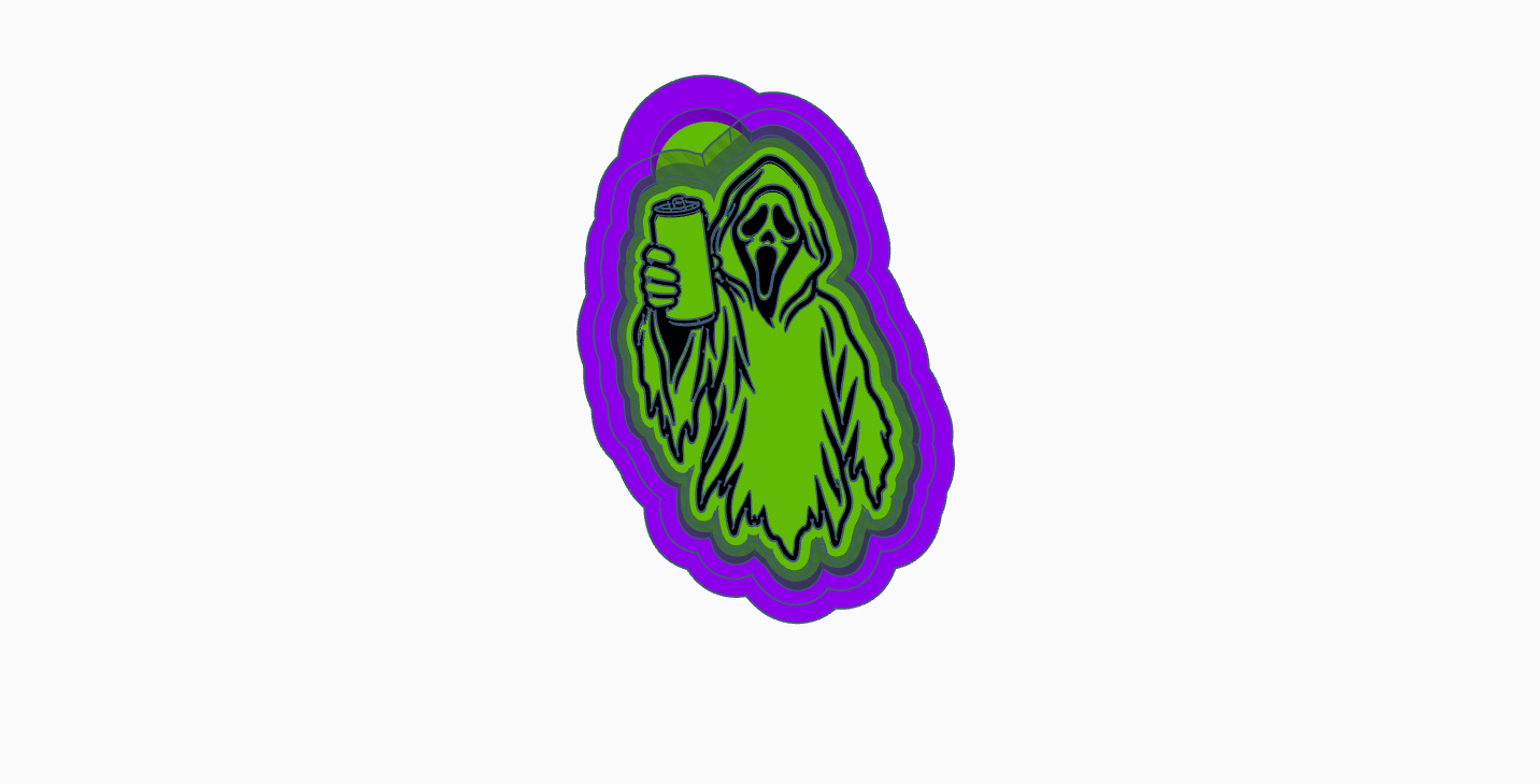 Ghost Face with Soda (cardstock available) (Copy)