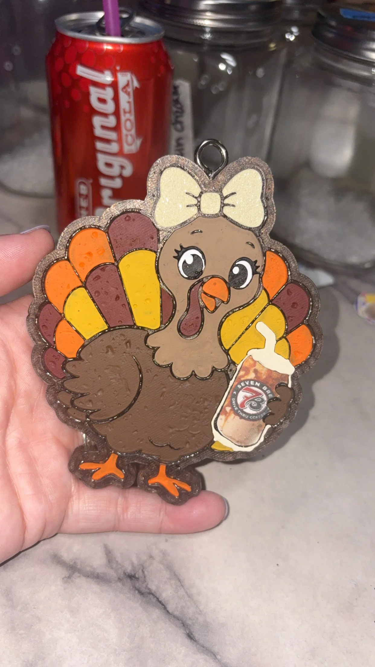 Turkey with Can ** Cardstock available