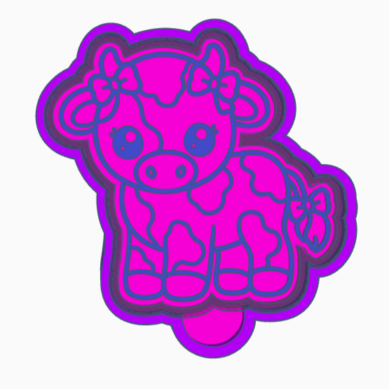 Basic Cow with Bows