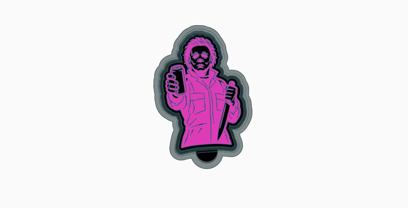Mike Meyers with Soda (cardstock available)