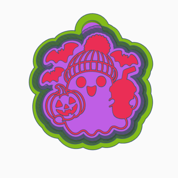 GHOST PUMPKIN DRINK HALLOWEEN