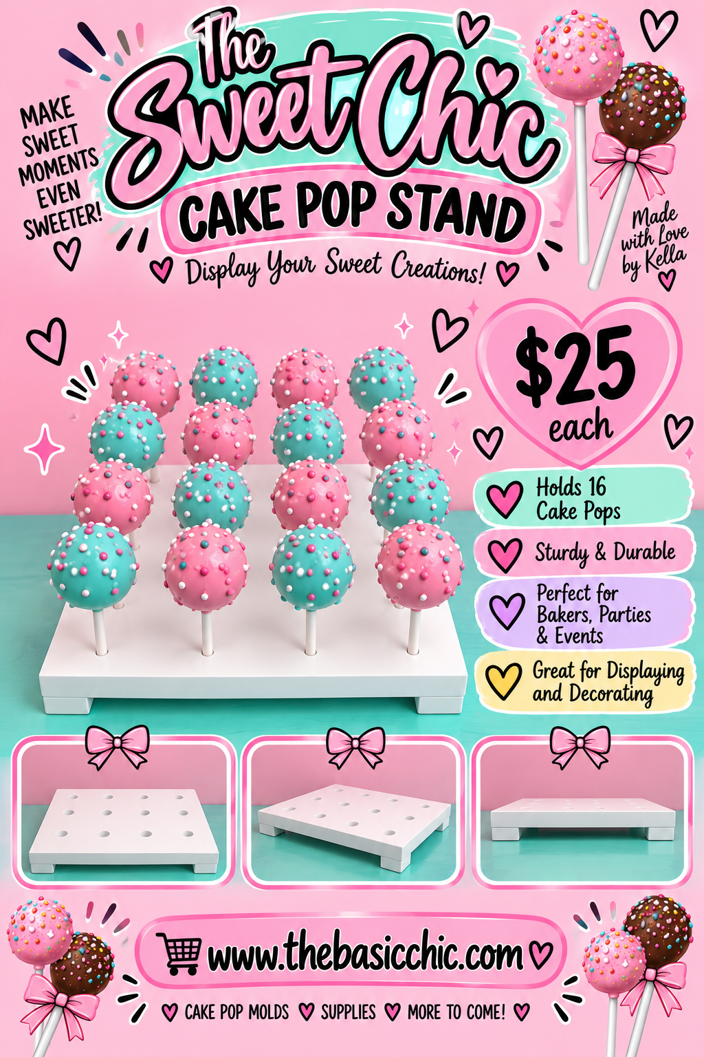 Cake Pop Stand - Holds 16