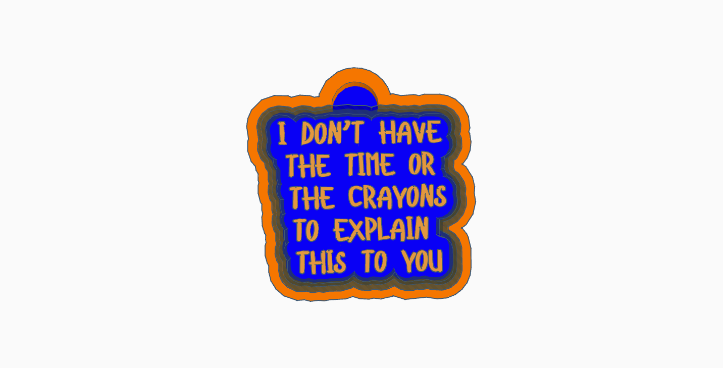 I dont have the time or the crayons to explain this to you