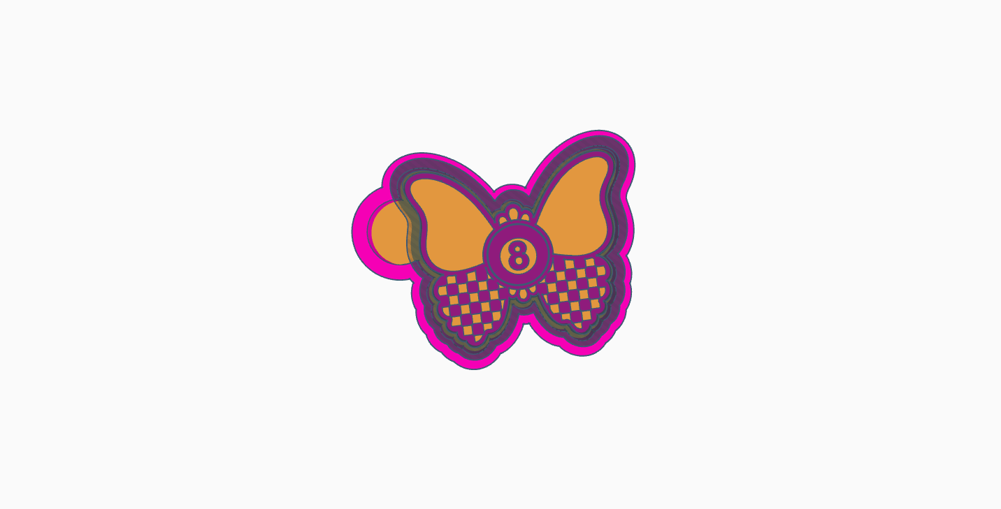 8 ball butterfly