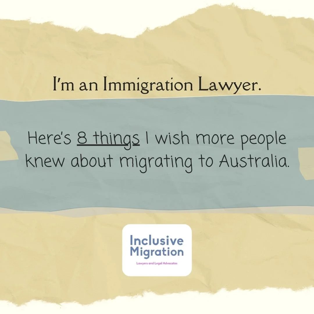 I’m an Immigration Lawyer - Here’s what I wish more people knew about migrating to Australia.