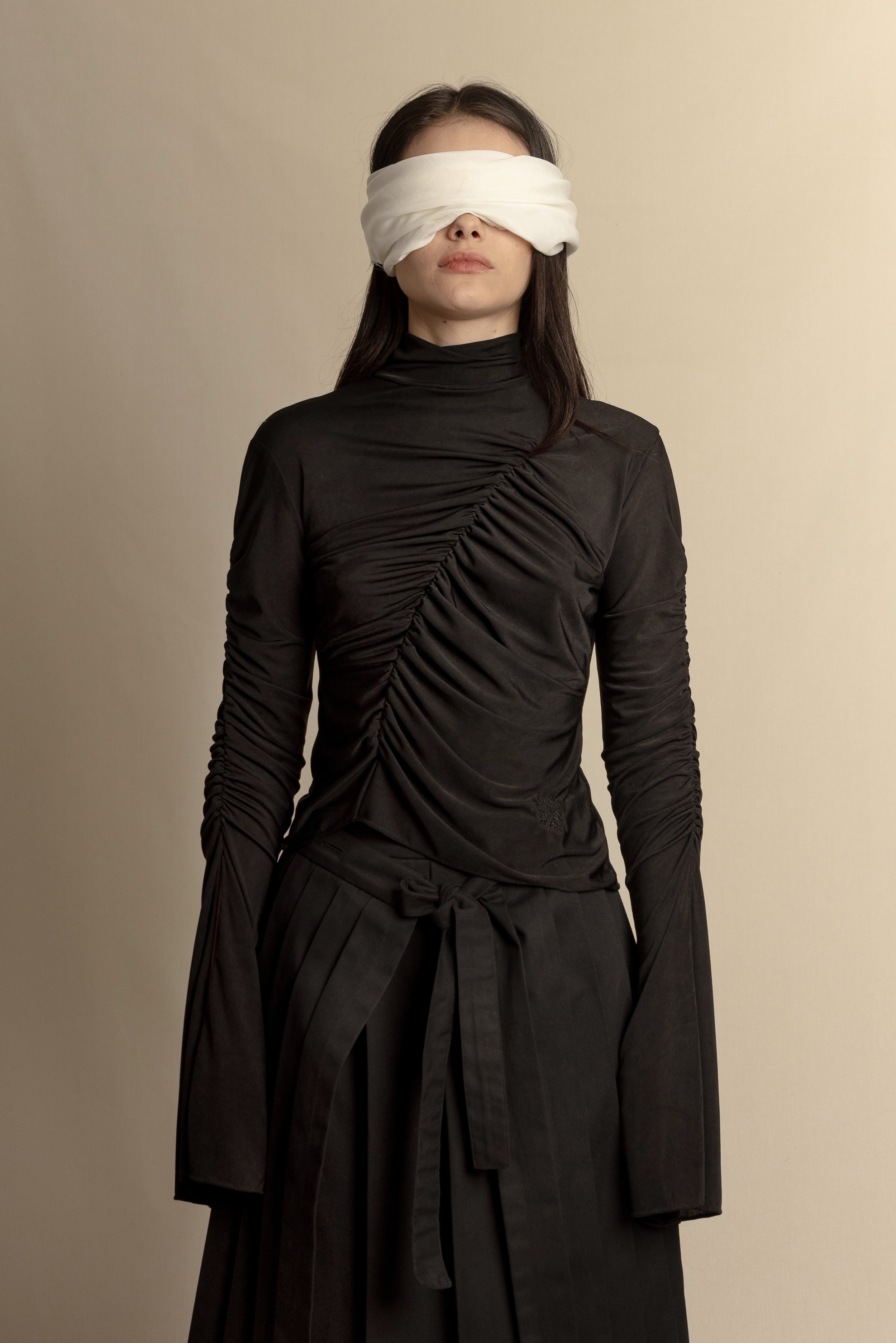 Ruched Long Sleeve Top