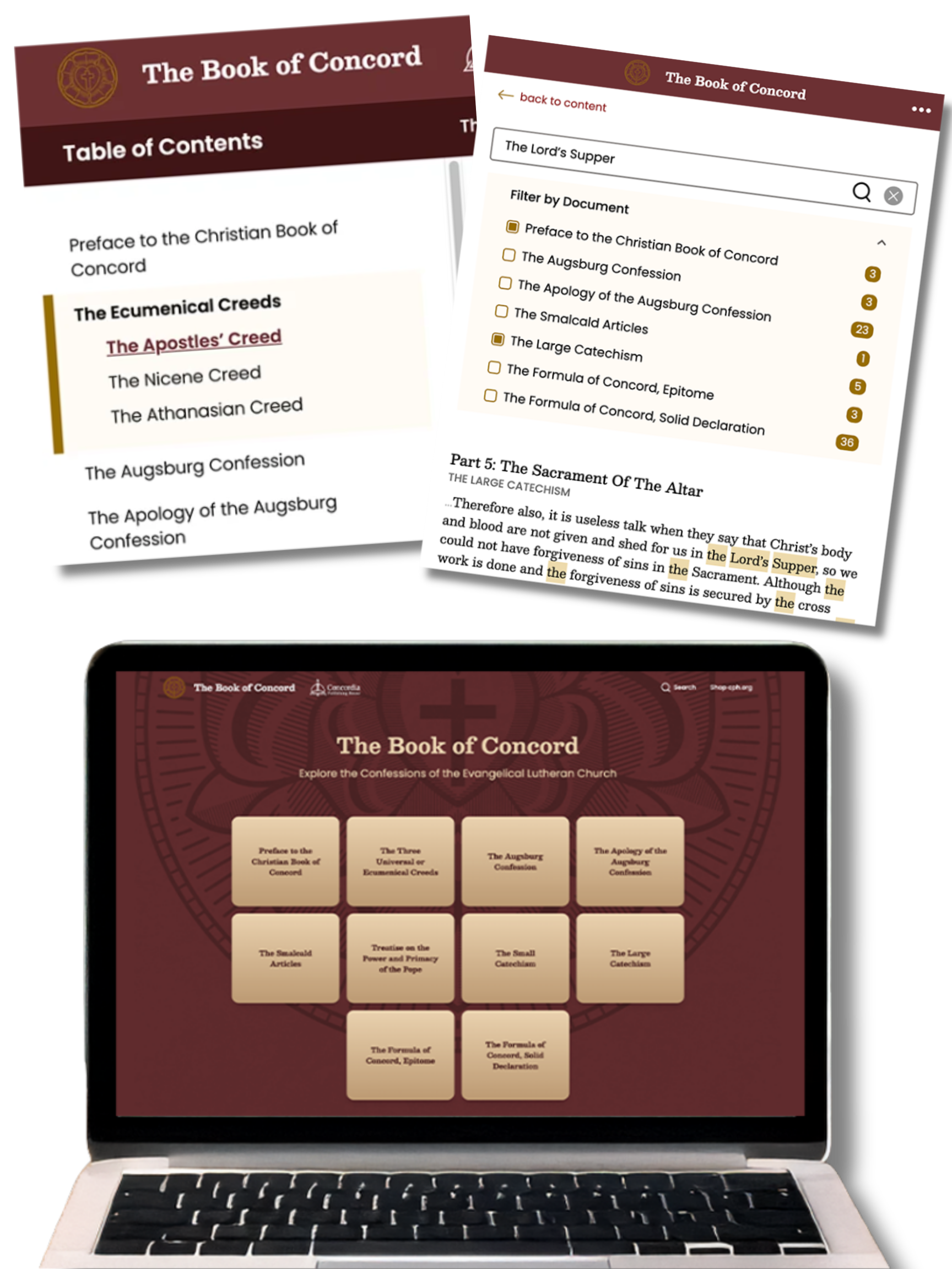 The Book of Concord Online