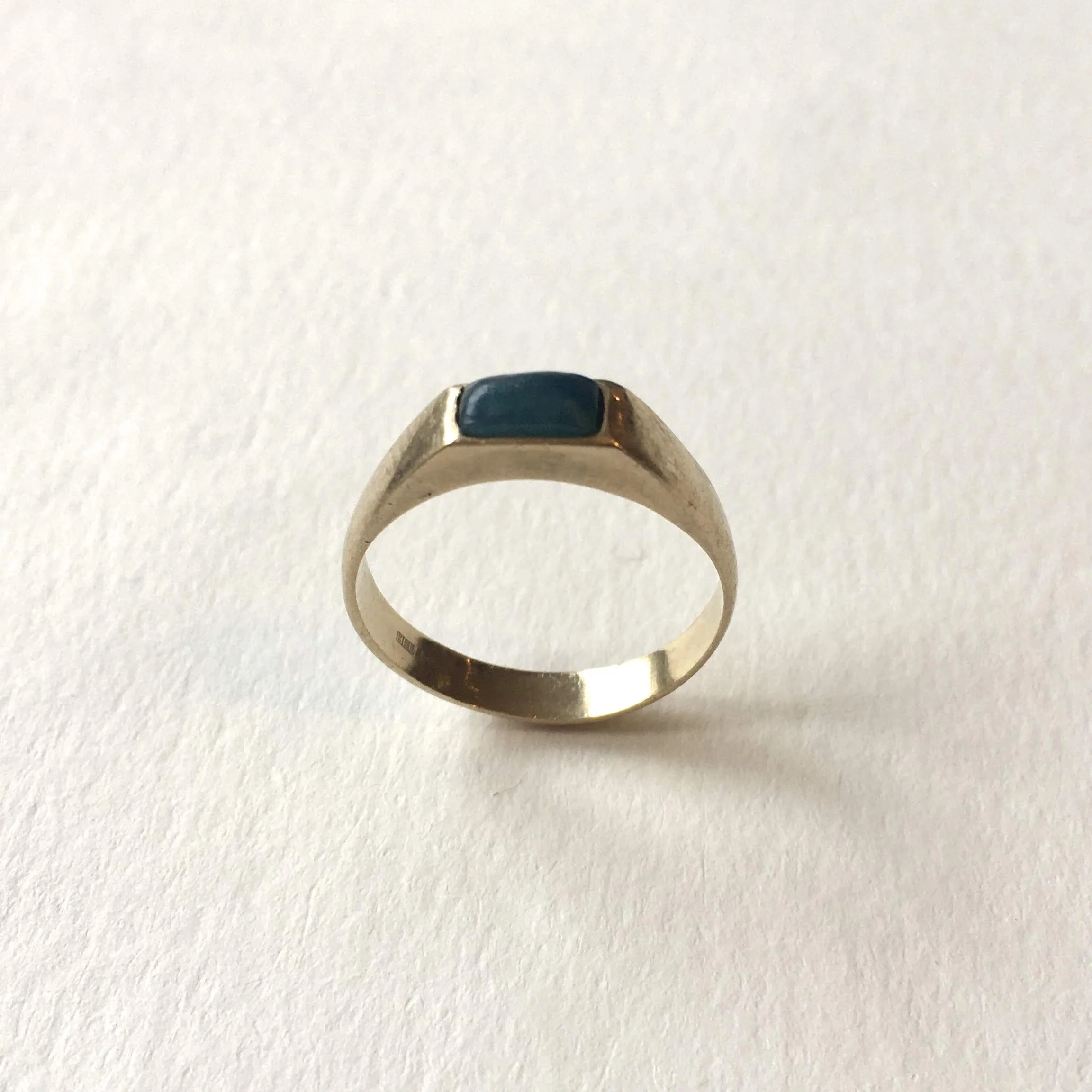 Handcut Moroccan Lapis and Gold