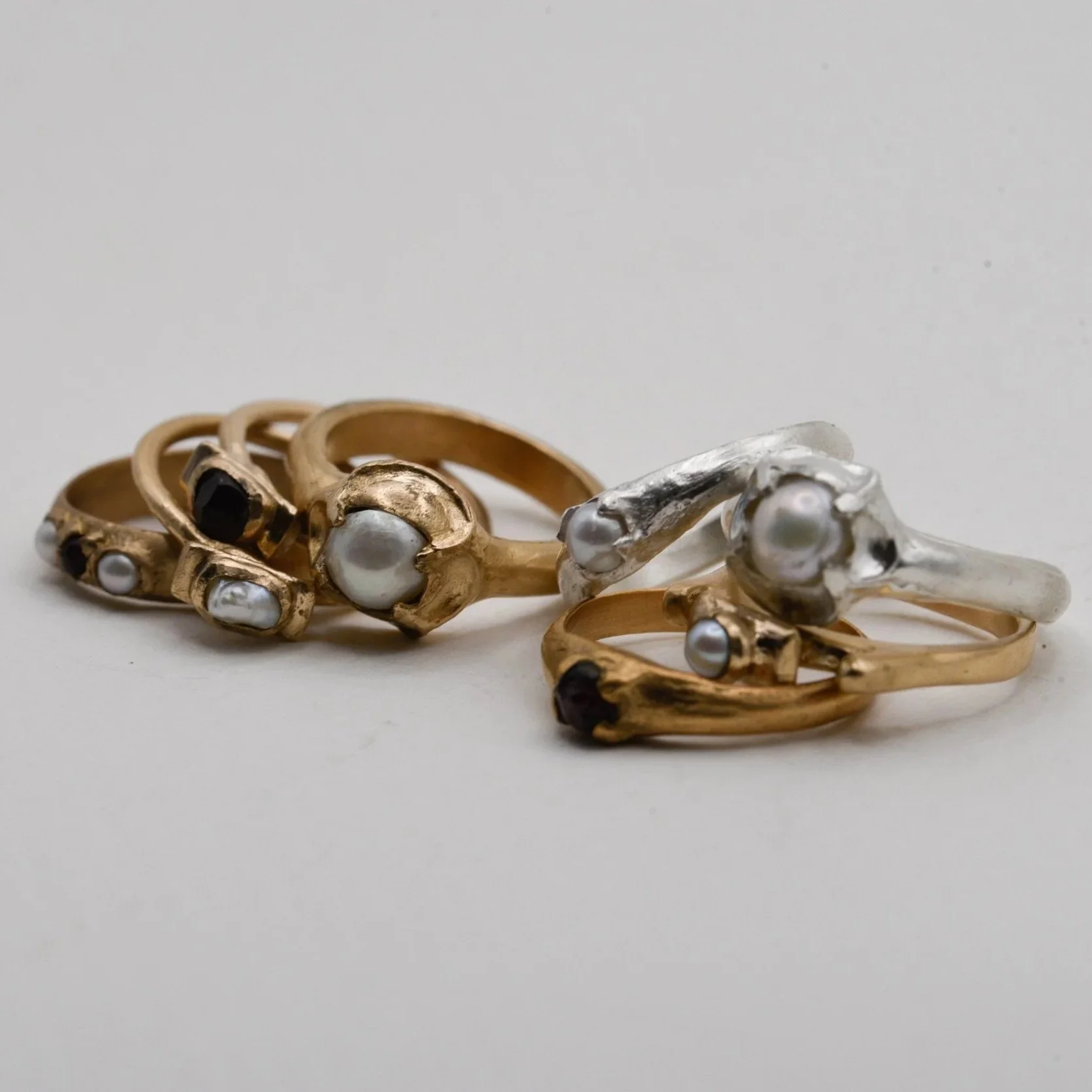 Pearl Ring Collection