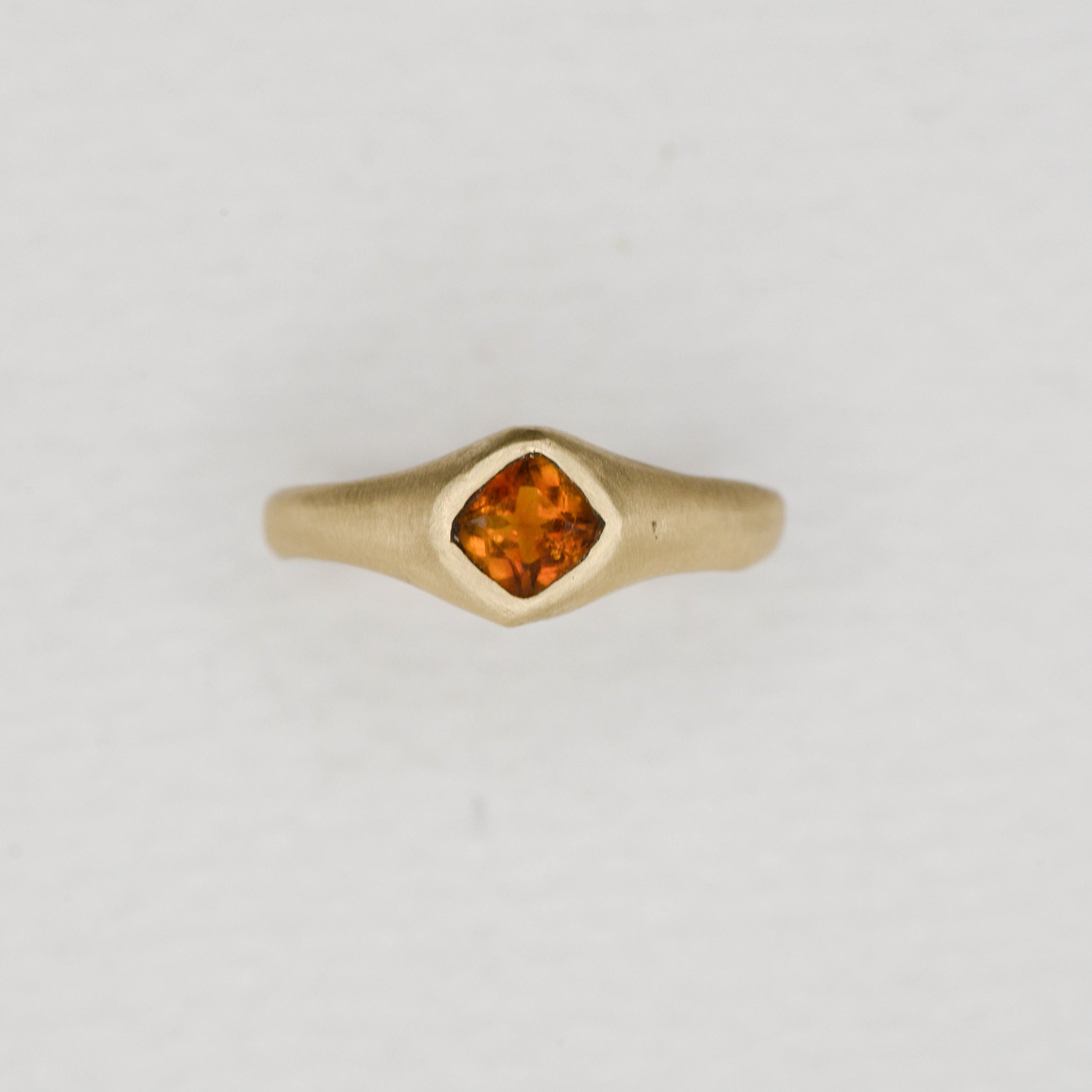 Citrine Gold Ring