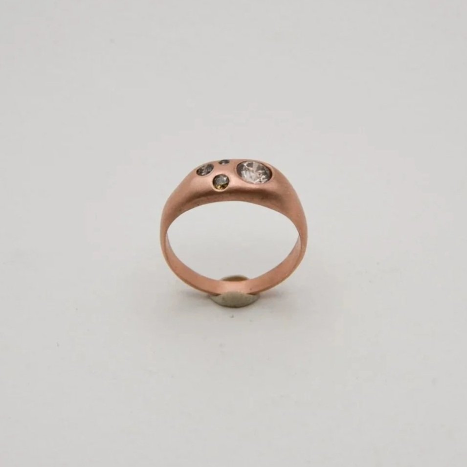 Brown Diamond Formation Engagement Ring