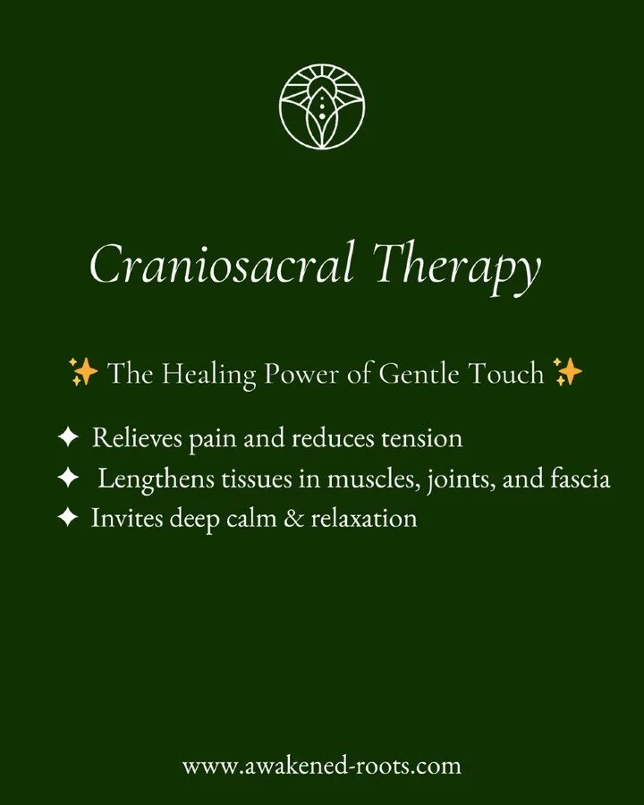Ever heard of Craniosacral Therapy? This gentle form of bodywork invites deep relaxation and dissolves stored tension throughout your entire system.

🌿 It's the reset you didn&rsquo;t know you needed.

Ready to experience healing through gentle touc