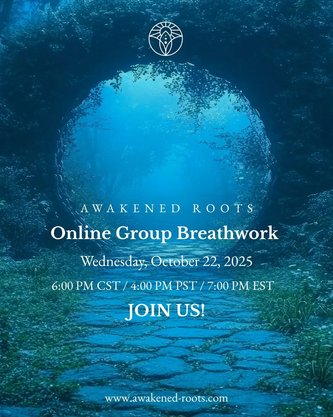 Feel like you've been holding your breath?

Join us for 90 minutes of group breathwork&mdash;online, guided, and deeply grounding.

No experience needed. Just you, your breath, and permission to let go.

Together, we'll move what's stuck, soften what